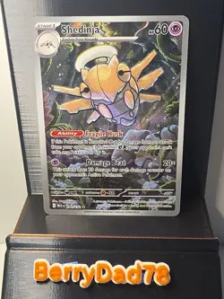 Shedinja 144/132 Me01: Mega Evolution Holo Pokemon TCG NM - Image 1