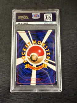 Pokemon Japanese Team Rocket - Rainbow Energy Holo Rare PSA 9 Mint - Image 2