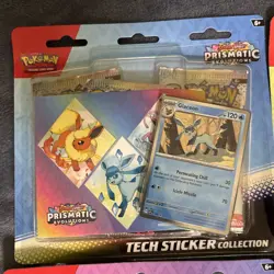 4 Pokemon TCG Prismatic Evolutions Tech Sticker Collection Set (Lot Of 4) SEALED - Image 4
