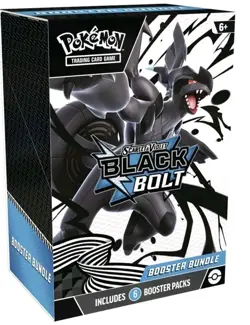🔥SEALED🔥 Pokemon Scarlet & Violet Black Bolt Booster Bundle Box (6 Packs) - Image 1