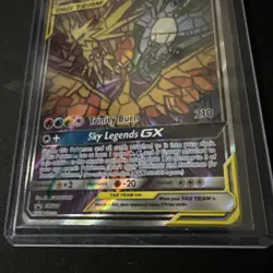 Pokemon TCG Moltres Zapdos Articuno GX SM210 Stained Glass Promos Holo Sealed - Image 3