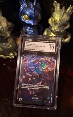 ✨2025 One Piece 2nd Anniversary Buggy LEADER ~ CGC / PSA 10 ~ OP09-042 ✨ - Image 5