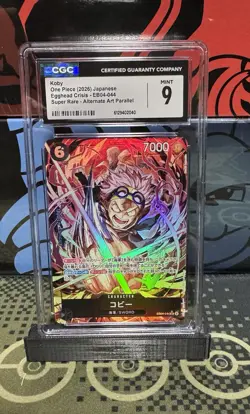 2026 One Piece Koby Egghead Crisis EB04-044 Alt Art Japanese Cgc 9 - Image 1