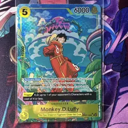 2024 One Piece Monkey D Luffy OP07-109 (TR) Two Legends Holo Foil - Image 1