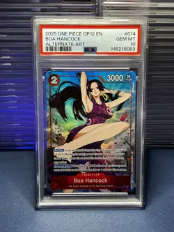 One Piece op12-014 boa hancock alt art Sr psa 10 Legacy Of The Master - Image 1