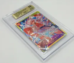 2024 One Piece The BPB JPN Monkey D. Luffy OP05-119 SEC Missing Pen Logo BGS 10 - Image 4