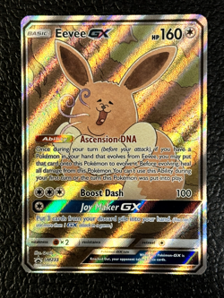 Eevee GX - SM233 - Full Art Promo Black Star Ultra Rare Holo - Pokemon Card - LP - Image 1