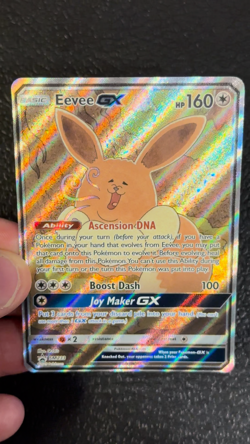 Eevee GX - SM233 - Full Art Promo Black Star Ultra Rare Holo - Pokemon Card - LP - Image 2