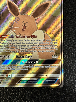 Eevee GX - SM233 - Full Art Promo Black Star Ultra Rare Holo - Pokemon Card - LP - Image 4
