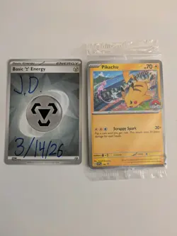 Pikachu SVP 190 Black Star Promo - World Championships 2024 Sealed Pokemon Card - Image 1