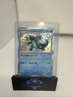 Baxcalibur Paldean Fates Shiny Ultra Rare Pokemon TCG Card 130/091 - Image 1