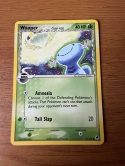 Pokemon Wooper Card Dragon Frontiers 71/101 Vintage 2006 Pokemon TCG - Image 1