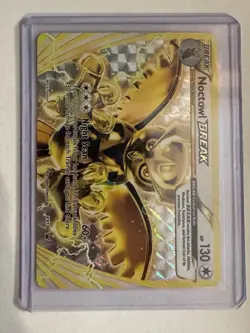 Pokemon TCG Noctowl Break XY136 Promo Ultra Holo Rare Card - NM - Image 1