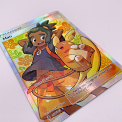 Pokemon TCG Hau 144/145 Full Art Ultra Rare SM Guardians Rising Trainer Card NM - Image 3