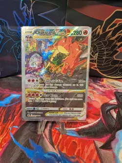 Charizard VSTAR SWSH262 SWSH: Sword & Shield Promo Cards Holo Off Center - Image 1