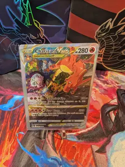 Charizard VSTAR SWSH262 SWSH: Sword & Shield Promo Cards Holo Off Center - Image 4