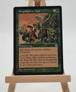 Ursprungliche Wut Felsenburg Magic Karte MTG deutsch (Primal Rage) - Image 1