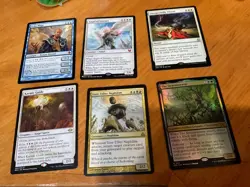 6x mtg mix lot rare mythic foils #39 - Image 1