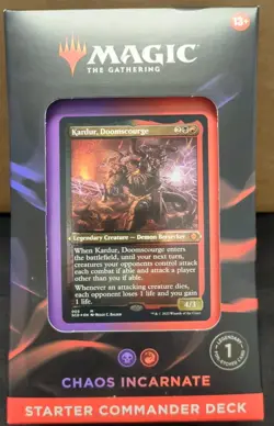 MtG: Starter Commander Deck - Chaos Incarnate Brand New Sealed - Image 1