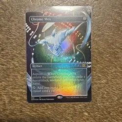 Chrome Mox (Borderless) Double Masters (Foil, NM/M) - Image 1