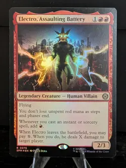 Electro, Assaulting Battery Marvel's Spider-Man Foil - Image 1