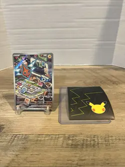 Pokemon TCG Rotom 197/182 Destined Rivals Illustration Rare NM Card - Image 1