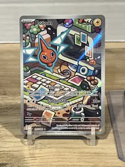 Pokemon TCG Rotom 197/182 Destined Rivals Illustration Rare NM Card - Image 2