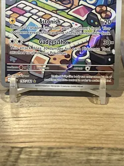 Pokemon TCG Rotom 197/182 Destined Rivals Illustration Rare NM Card - Image 5