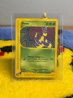 Ekans 108/165 - Expedition Base Set - Vintage 2002 Pokemon e-Reader Common - Image 1
