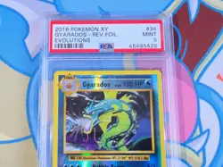 Gyarados - 2016 Pokemon XY #34 Evolutions Reverse Holo- PSA 9 - Image 3