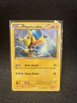 Pikachu Libre 14/30 Non-Holo XY Trainer Kit Pokemon Card TCG LP - Image 1