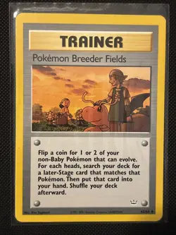 Pokemon Breeder Fields 62/64 Neo Revelation Regular - Image 1
