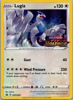 Lugia SWSH069 Promo SWSH Black Star Pokemon NM - Image 1