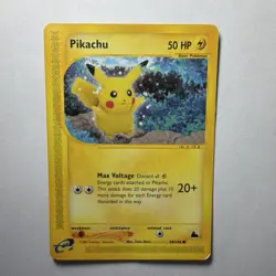 Pikachu 84/144 Skyridge Non Holo Pokemon TCG - Image 1