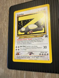 Pokemon TCG Snorlax Black Star Promo #49 1999 Vintage WOTC NM - Image 3