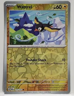 Wattrel #75/167 Twilight Masquerade 2024 Reverse Holo Pokemon TCG - Image 1