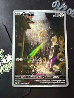 Meltan 179/162 IR, Temporal Forces, Full Art Rare Holo, Pokemon TCG, NM - Image 3