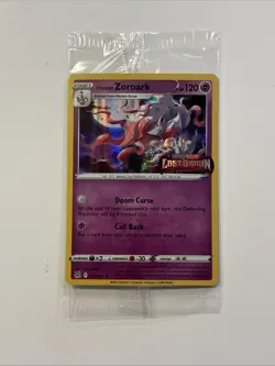 Hisuian Zoroark 076/196 Pokemon STAMPED Lost Origin variant EU exclusiv SEALED C - Image 1