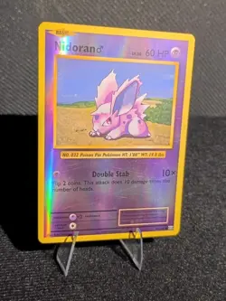 Nidoran 43/108 Reverse Holo Pokemon TCG XY Evolutions Moderately Played - Image 1