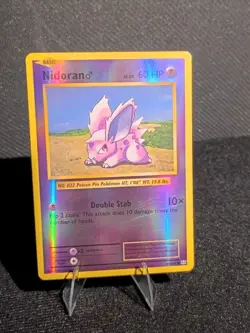Nidoran 43/108 Reverse Holo Pokemon TCG XY Evolutions Moderately Played - Image 2