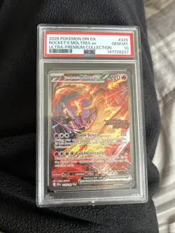 Team Rocket's Moltres ex 229/182 - PSA 10 - Destined Rivals - Pokemon TCG 2025 - Image 1