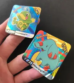 15 X Pokemon Staks Magnets 3 X Shiny Phanpy Politoed Staryu Exeggutor Horsea - Image 5