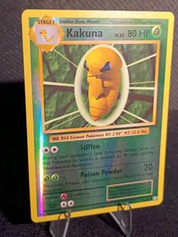 Kakuna 6/108 Reverse Holo Evolutions Pokemon TCG Moderately Played - Image 2