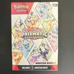 Pokemon Prismatic Evolutions Booster Bundle Box English 6 Booster Packs - Image 1