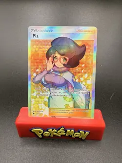 Pokemon Wicke (Pia) 147/147 Burning Shadows Ultra Rare Full Art German NM - Image 1