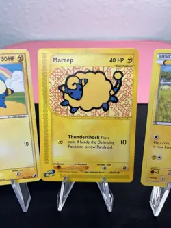 Mareep 119/165 Pokemon Expedition Base Set Regular + Mareep 62/115 & 38/114 - Image 2