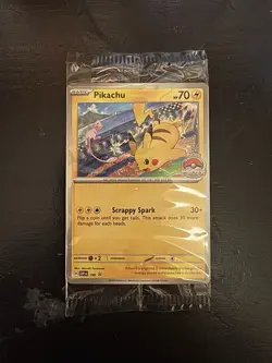 Pikachu 190 World Championships 2024 PROMO SVP EN Sealed Pokemon TCG *SEALED* - Image 1