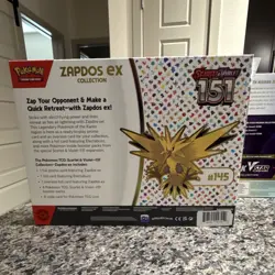 Pokemon Scarlet & Violet 151 Zapdos ex Collection Box Promo Booster 2023 - Image 2