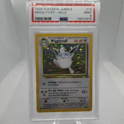 WIGGLYTUFF - PSA 9 - HOLO 1999 POKEMON JUNGLE #16 - Image 1