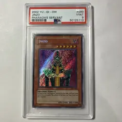 Yu-Gi-Oh! TCG PSA 9 2002 Jinzo PSV-000 Secret Rare Unlimited - Image 1